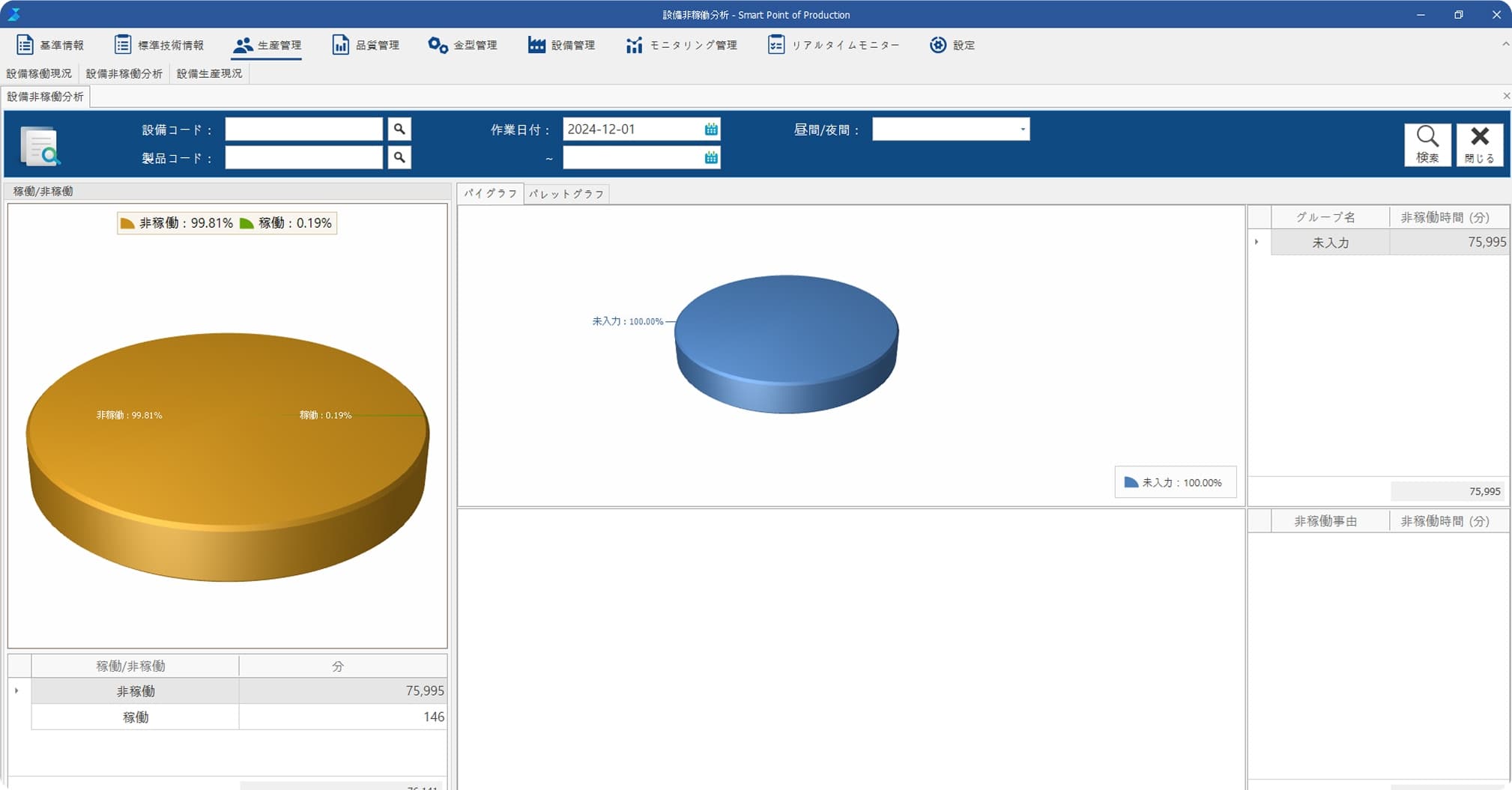 設備稼働状況モニタリング